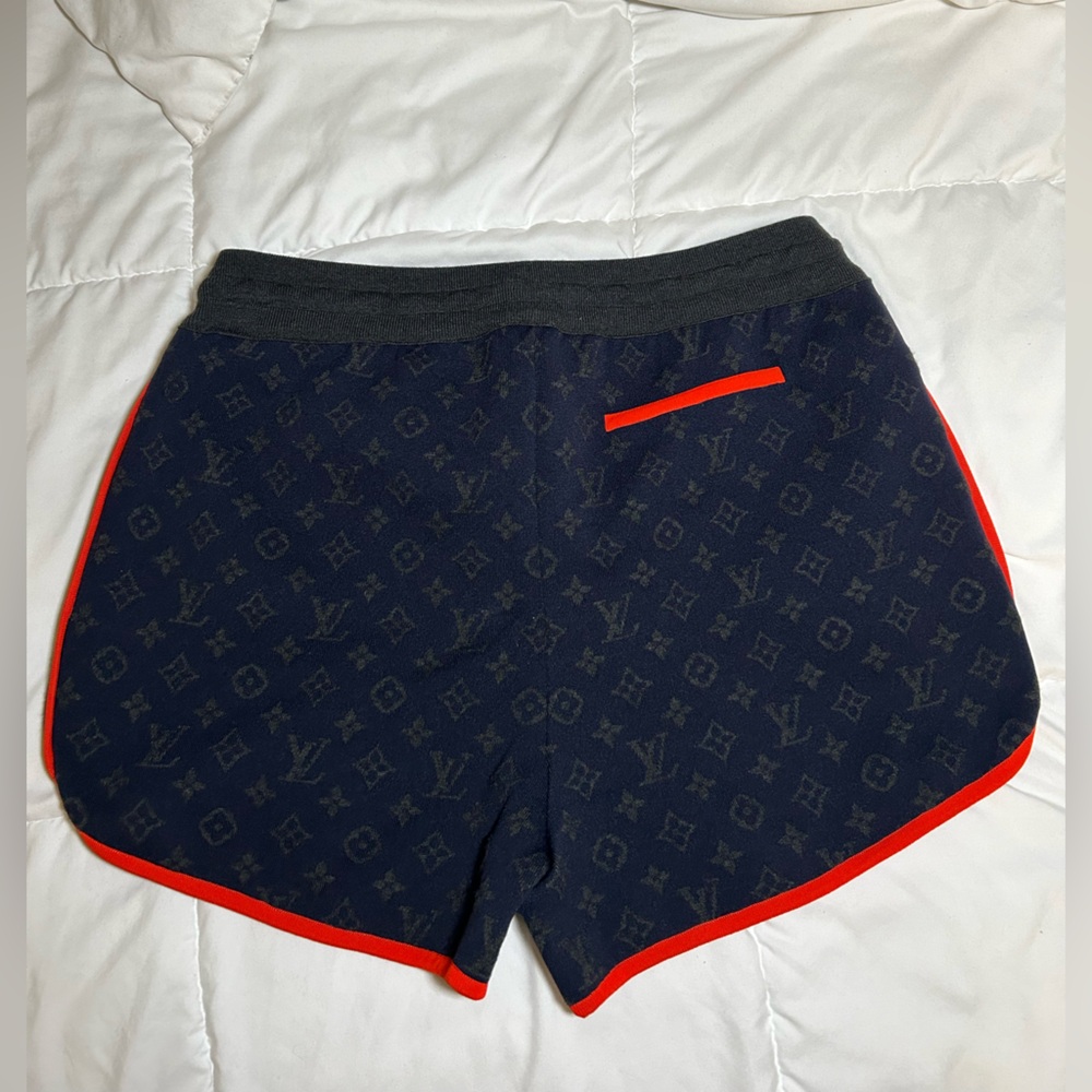 Louis Vuitton Navy & Orange Monogram Women's Shorts
